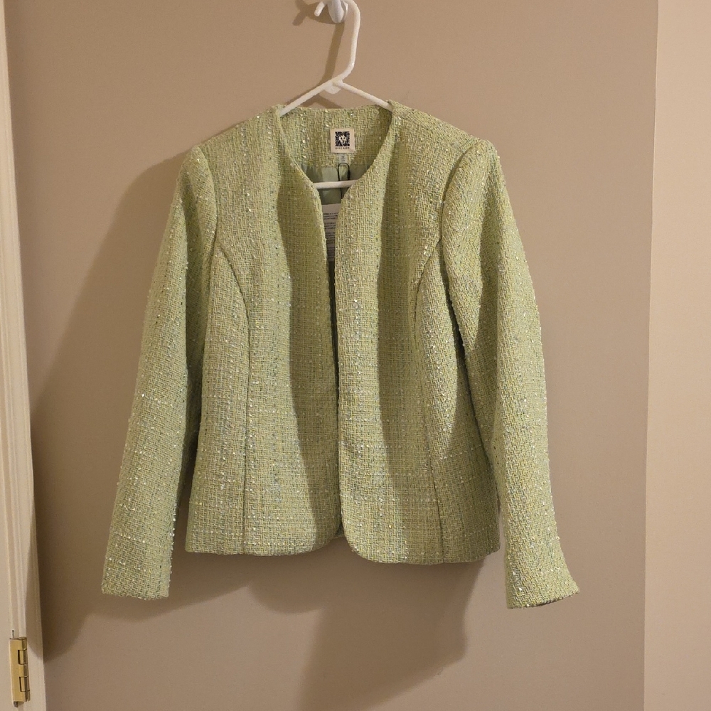 Anne Klein Open Front Jacket